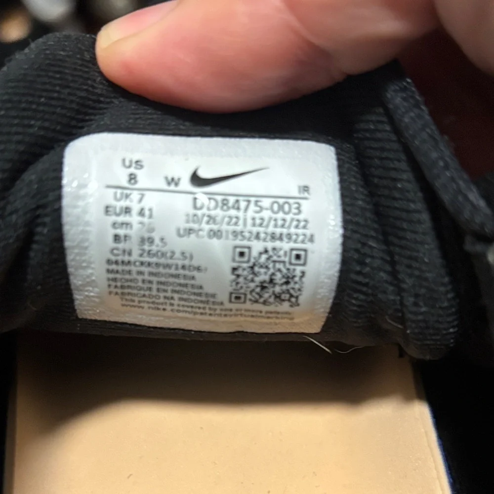 Nike Black Athletic Shoes